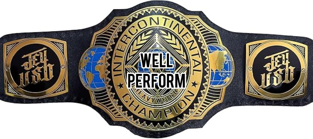 6029 New Intercontinental Championship Title Replica - World Heavyweight